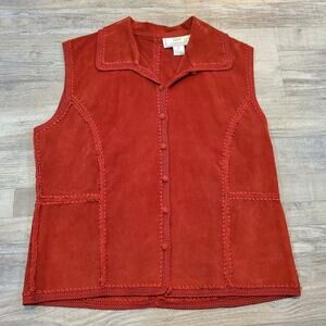 𝅺Lisa international large maroon vest